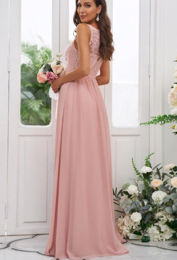 CBD029 Mother Chiffon Taupe Bridesmaid Dress