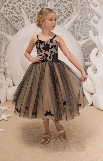 Straps Short Classic Toddler Prom Dress CHK057