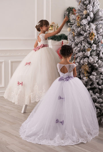 Tulle Princess Flower Girl Dress BDCHK136