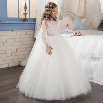 Kids Girls Formal First Communion Dress CHK203