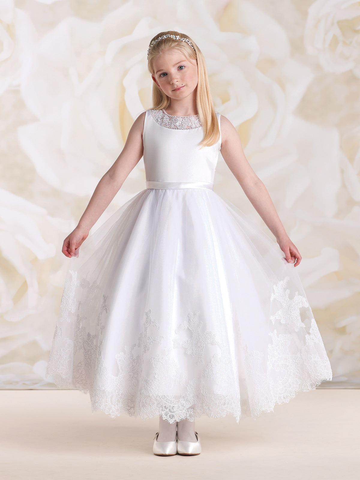 Ivory Ball Gown First Holy Communion Dress(FGD347)
