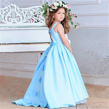 Sky Blue Princess Baby Toddler Pageant Dress FGD460