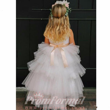 High Low Tulle Princess Toddler Pageant Dress FGD461