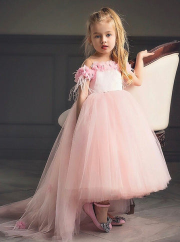 High Low Flower Girl Dress BDBCH005