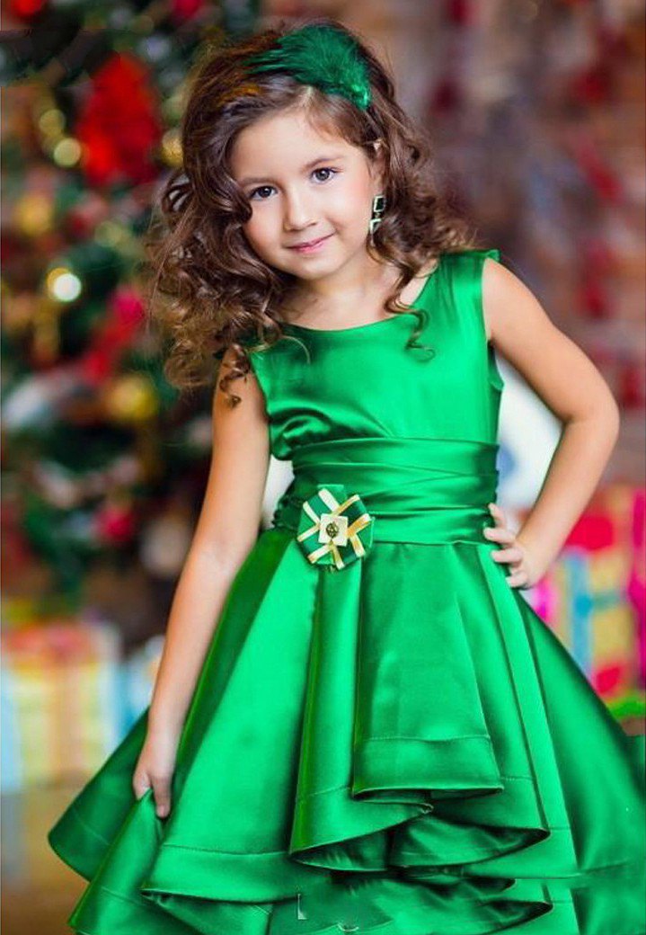 Kids High Low Flower Girl Dress BDBCH012