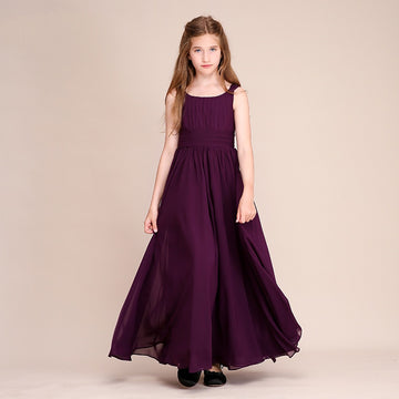 One Shoulder Junior Bridesmaid Dress BDBCH060