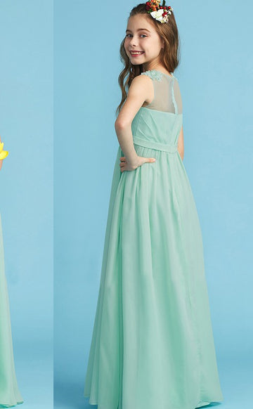 Chiffon Junior Bridesmaid Dress BDJFGD006