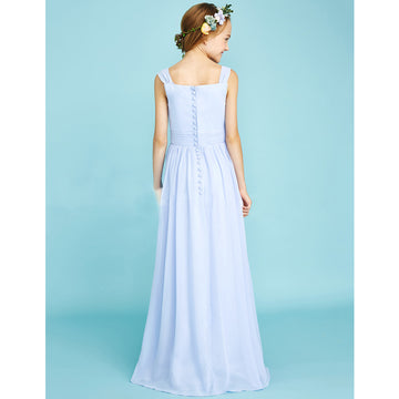 Simple Child Bridesmaid Flower Girl Dress BDJFGD042
