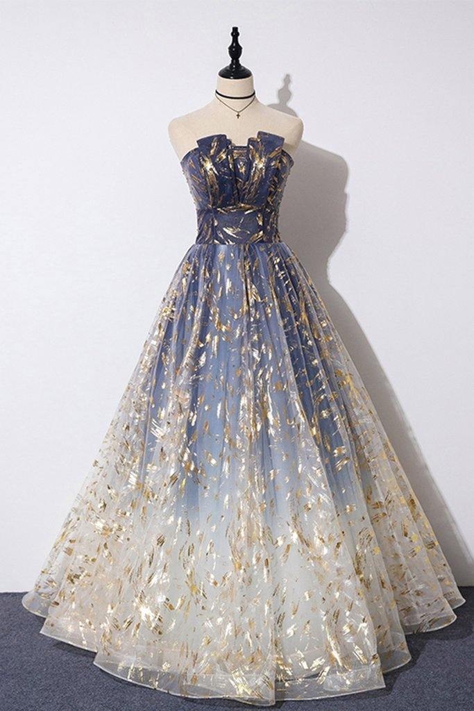 Illusion Floral Print Long Princess Prom Dress JTA2011