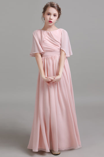 Chiffon Child Formal Dress Junior Bridesmaid Dress BDJFGD026