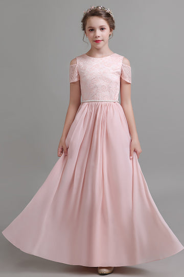 Chiffon Kids Formal Dress Junior Bridesmaid Dress BDJFGD027