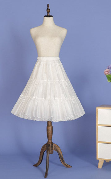 Tea-length Bridal Dress Petticoat Puffy Prom Dress Underskirt PS003