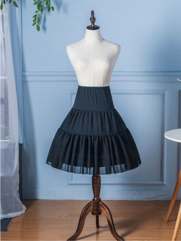 Knee Length Rockabilly Bridal Dress Petticoat Puffy Underskirt PS005