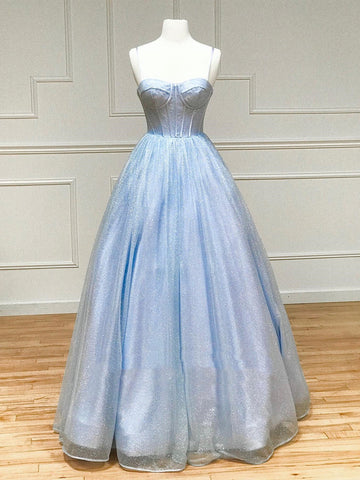 Blue Formal Graduation Dress REALS053
