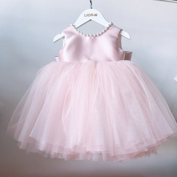 Toddler Ball Gown 1-8 Years with Bow TXH089