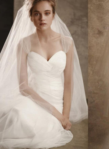 Simple Romantic Wedding Veil VE008