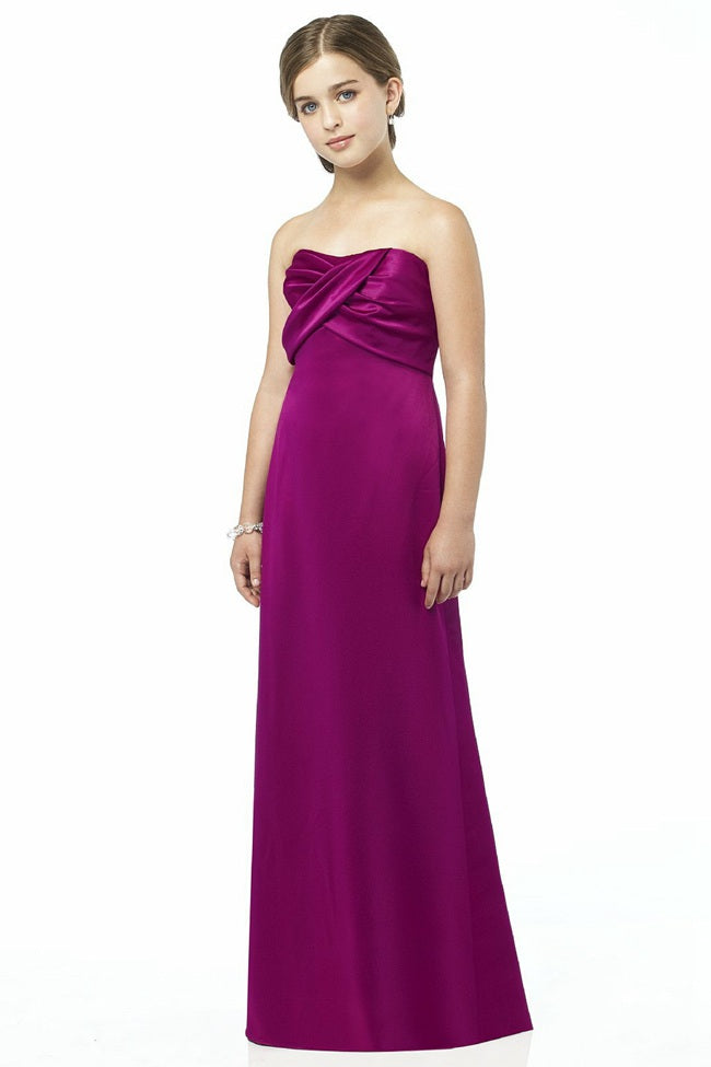 Straps Floor-length Junior Bridesmaid Dress(UKJBD03-016)